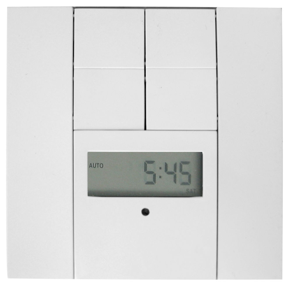 Wise Style Time Clock 2 Channel White