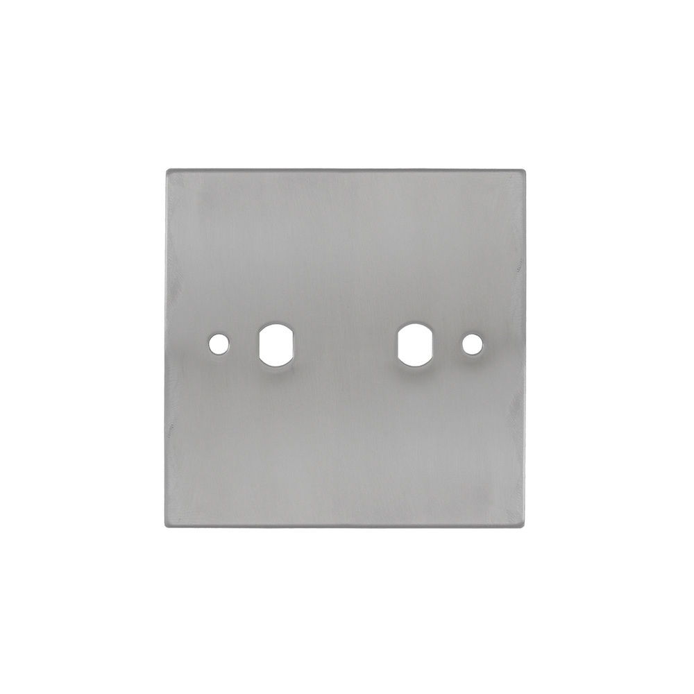 WiseRetro Module Plate Chrome 2 Gang