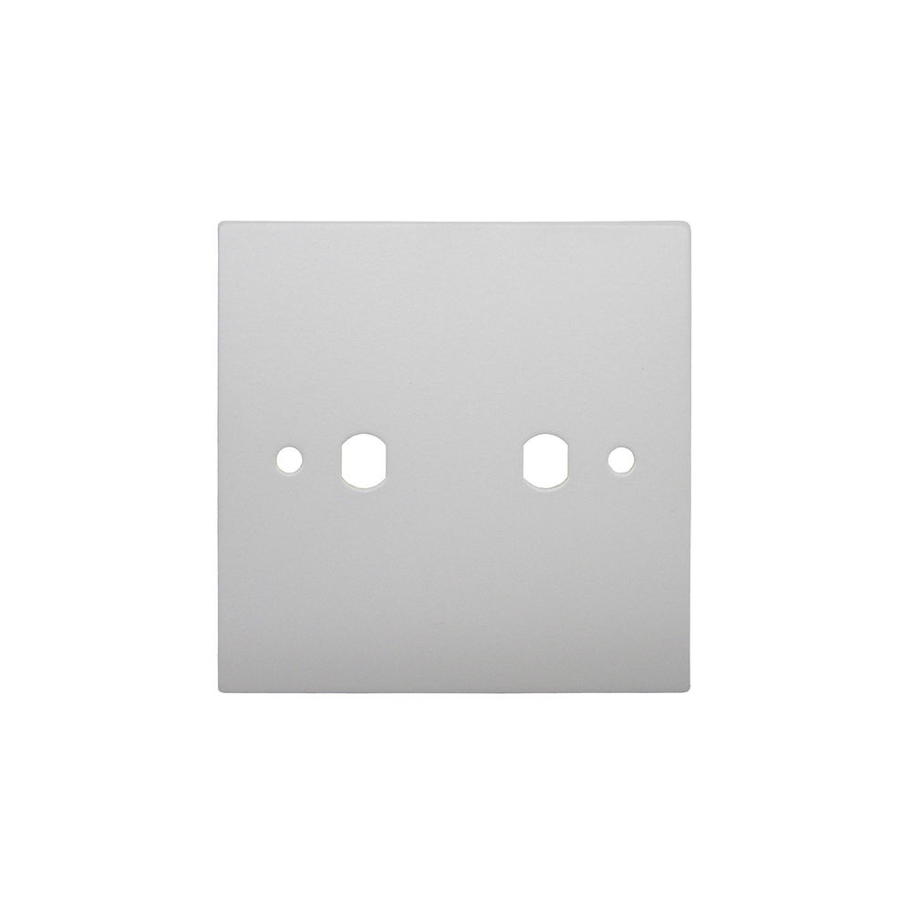 WiseRetro Module Plate Primed White 2 Gang