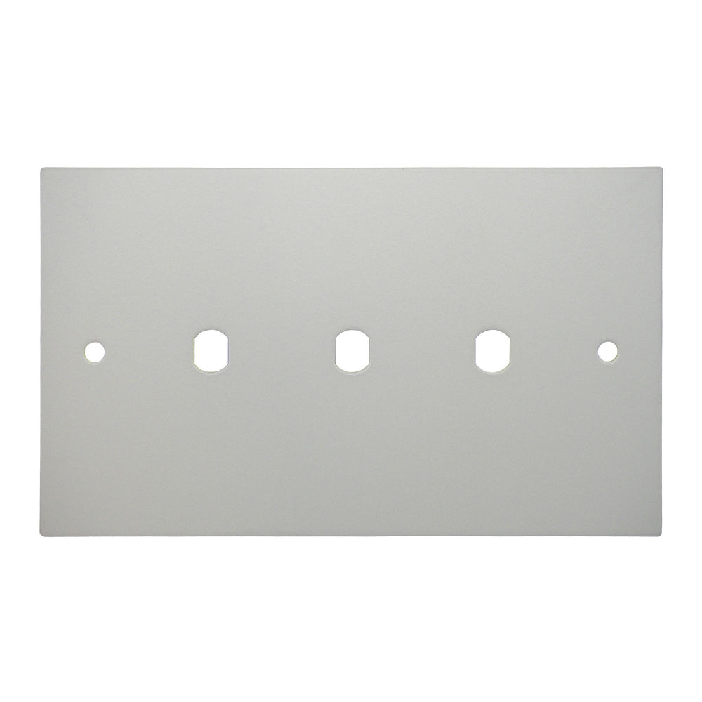WiseRetro Module Plate Primed White 3 Gang