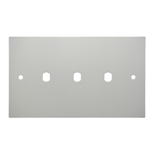 WiseRetro Module Plate Primed White 3 Gang