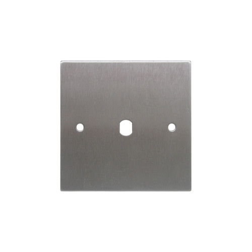 WiseRetro Module Plate Stainless Steel 1 Gang