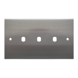 WiseRetro Module Plate Stainless Steel 3 Gang