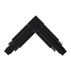 Single Circuit Track Pre-Wired 'L' Coupler Black