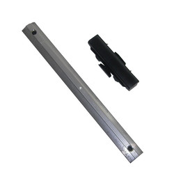 Single Circuit Track Plug In Coupler Black