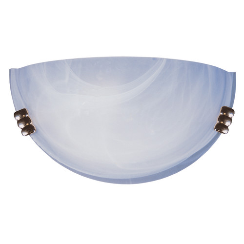 Alabaster Wall 240V 60W Satin White / Bronze Knuckles