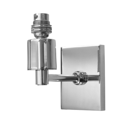 Baldwin Single Arm Fixed Wall Light 240V 60W Chrome