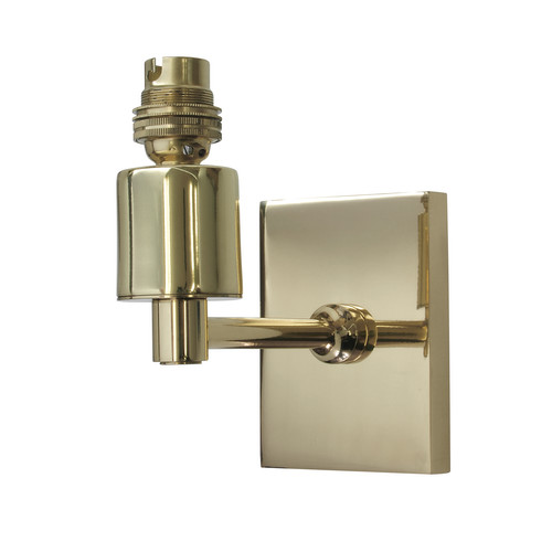 Baldwin  Single Arm Fixed Wall Light 240V 60W Nickel