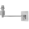 Baldwin Single Arm Adjustable Wall Light 240V 60W Chrome