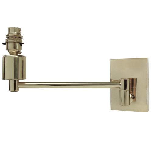 Baldwin Single Arm Adjustable Wall Light 240V 60W Nickel