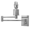 Baldwin Double Arm Adjustable Wall Light 240V 60W Chrome