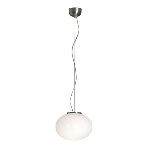 Egg Mini Pendant Light 240V 100W Opal / Nickel