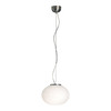 Egg Pendant Light 240V 150W Opal / Nickel