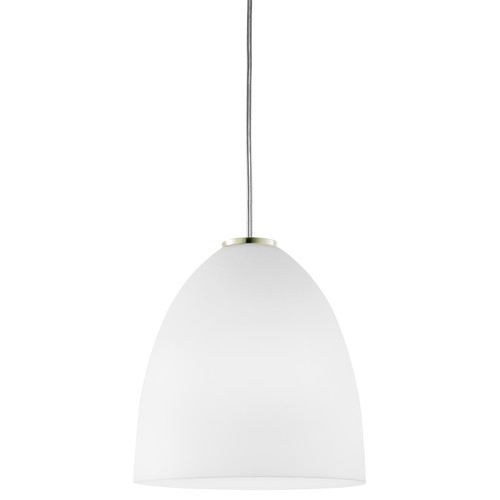 Elux 240V Wire System Satin Nickel / Opal Glass 100W