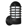 Bollard Outdoor Garden Wall Light 240V 75W Black
