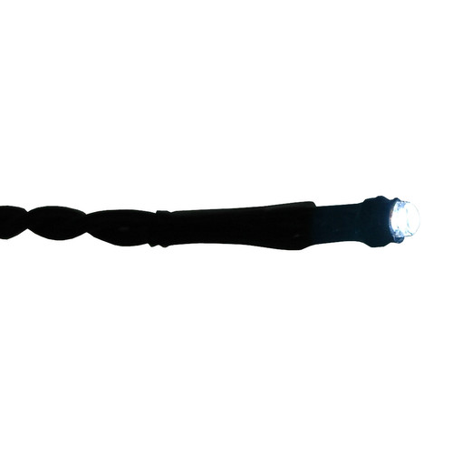 LED Miniature Christmas Lights 10m, 100 4mm Lights, Indoor/Outdoor, 24V 4000K Cool White Black Cable