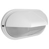Gem Eyelid G23 Bulkhead Outdoor Garden Wall Light White 2 x 9W