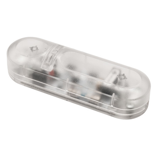 2 Core LED In-Line Push Dimmer 240V Clear 4-25W