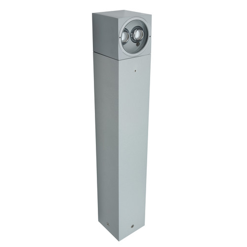 Square LED Outdoor Garden Pillar Light 240V 3000K Warm White 2 x 2W