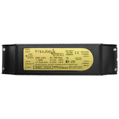 Impulse In-Line Dimmer 500W Black