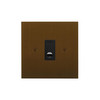 Horizon Square Socket 1 gang flex outlet Antique Bronze
