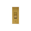 Horizon Square Architrave Switch 1 gang Satin Brass