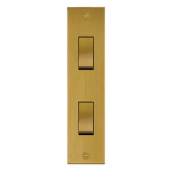 Flat Plate Horizon Satin Brass Range