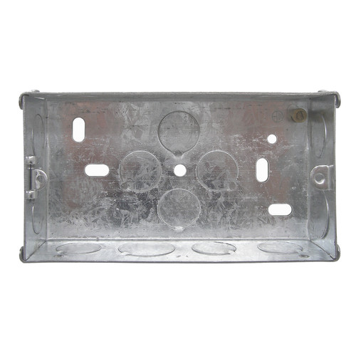 Double Plate Back Box Metal 47mm