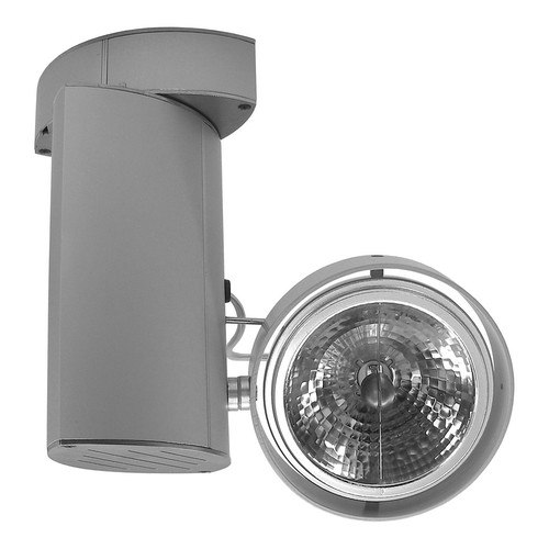 Axis Single Surface 240V 100W Aluminium / Silver