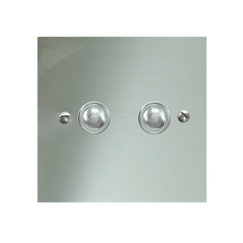 Wise FL17 Wireless Switch Chrome 2 Gang