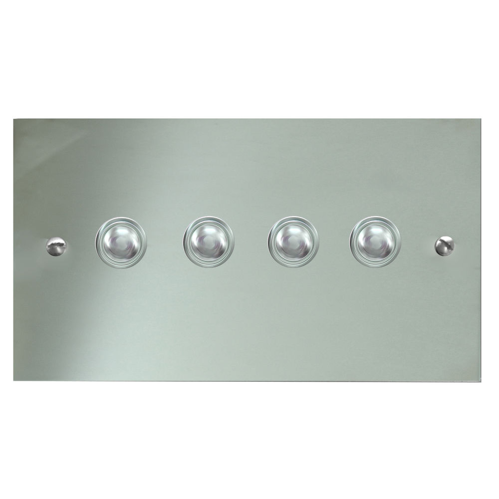 Wise FL17 Wireless Switch Chrome 4 Gang