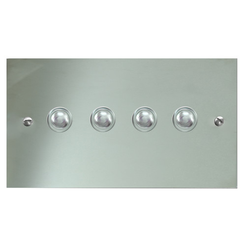 Wise FL17 Wireless Switch Chrome 4 Gang