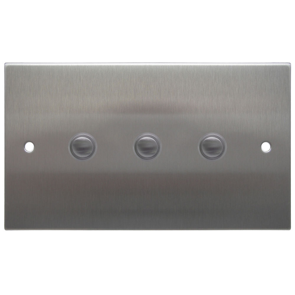 Wise FL17 Wireless Switch Stainless Steel 3 Gang