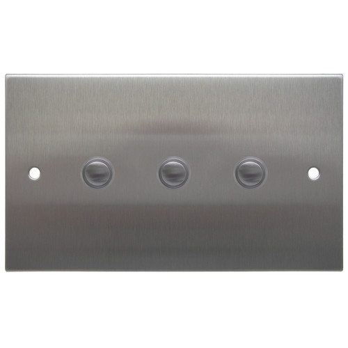 Wise FL17 Wireless Switch Stainless Steel 3 Gang