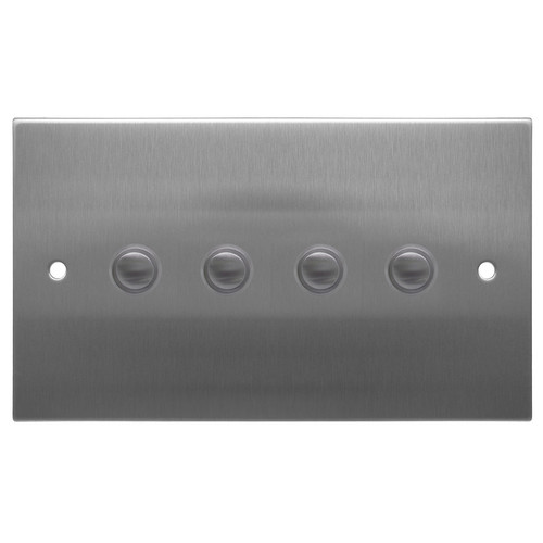 Wise FL17 Wireless Switch Stainless Steel 4 Gang