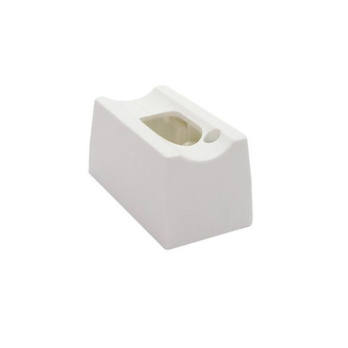 Oval Peg Lampholder White Double