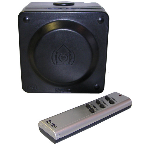 Remote Outdoor Switch Socket 1 Gang Black