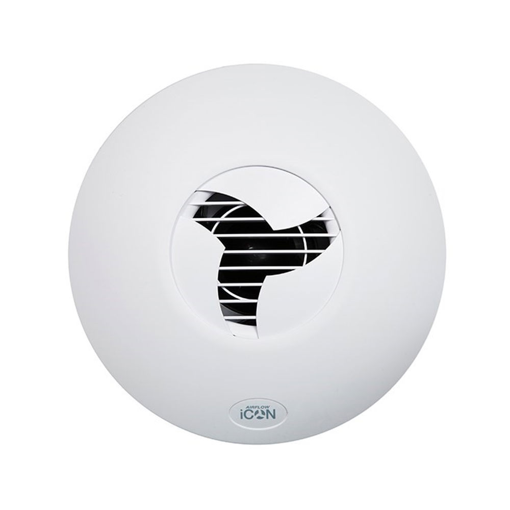 Icon 30 Isolator Fan 100mm 4inch 240V White 10.7W | Mr Resistor Lighting