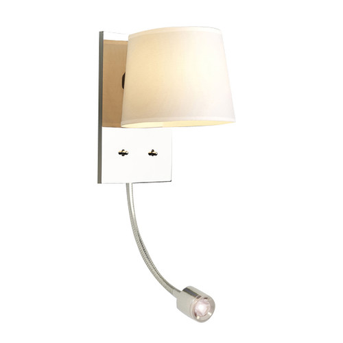 Sala LED 240V (0537) 60W + 1W Polished Chrome