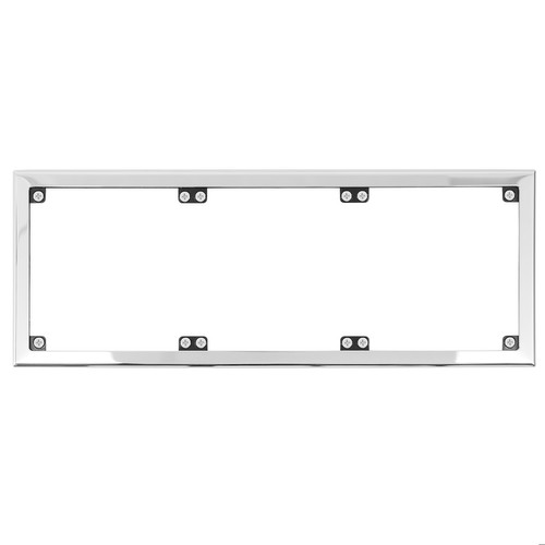 Complimentary Frame Detail Surround Chrome 3 Gang