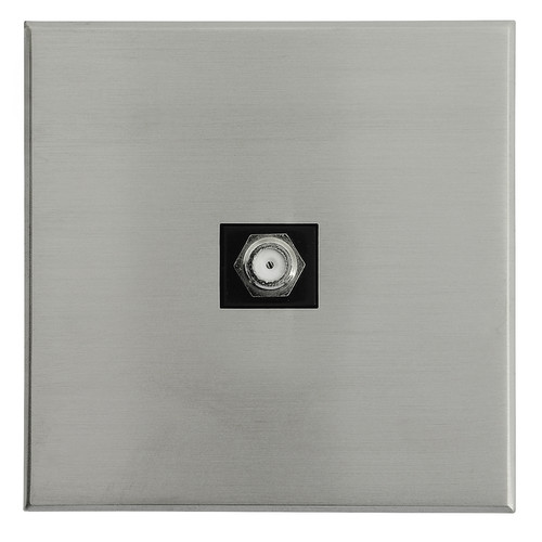 Complimentary Satellite Socket Nickel Frameless 1 Gang