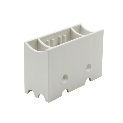 Oval Peg Lampholder Light Grey Single