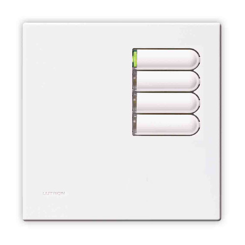 Lutron European Wall Switch White 4 Button Scene