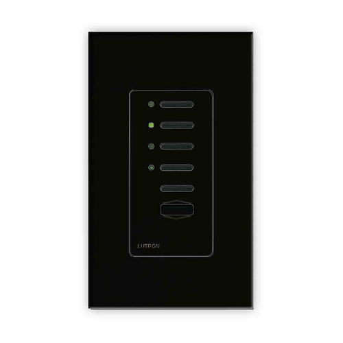Lutron North American Wall Switches Black Plastic