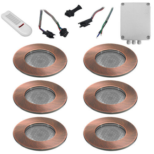 Phantom Round 40° RGB Outdoor 350mA Master 6 RGB 6 x 3W