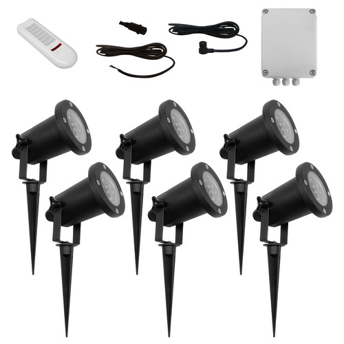 LED9030 RGB Spike Master 6 350mA 6 x 3W Black