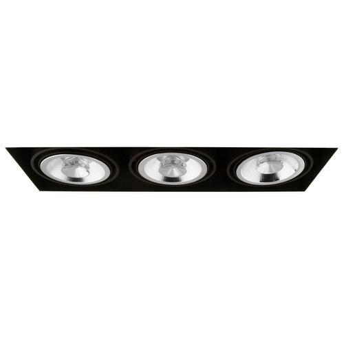 Grid Trimless Triple AR70 12V 3 x 50W Black