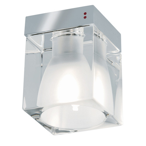 Cubetto Surface Downlight 240V 60W Crystal Glass