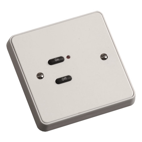 RAKO Wireless Wall Switch 2 Button External Supply White