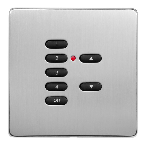 RAKO Wireless Wall Switch 7 Button Stainless Steel Screwless